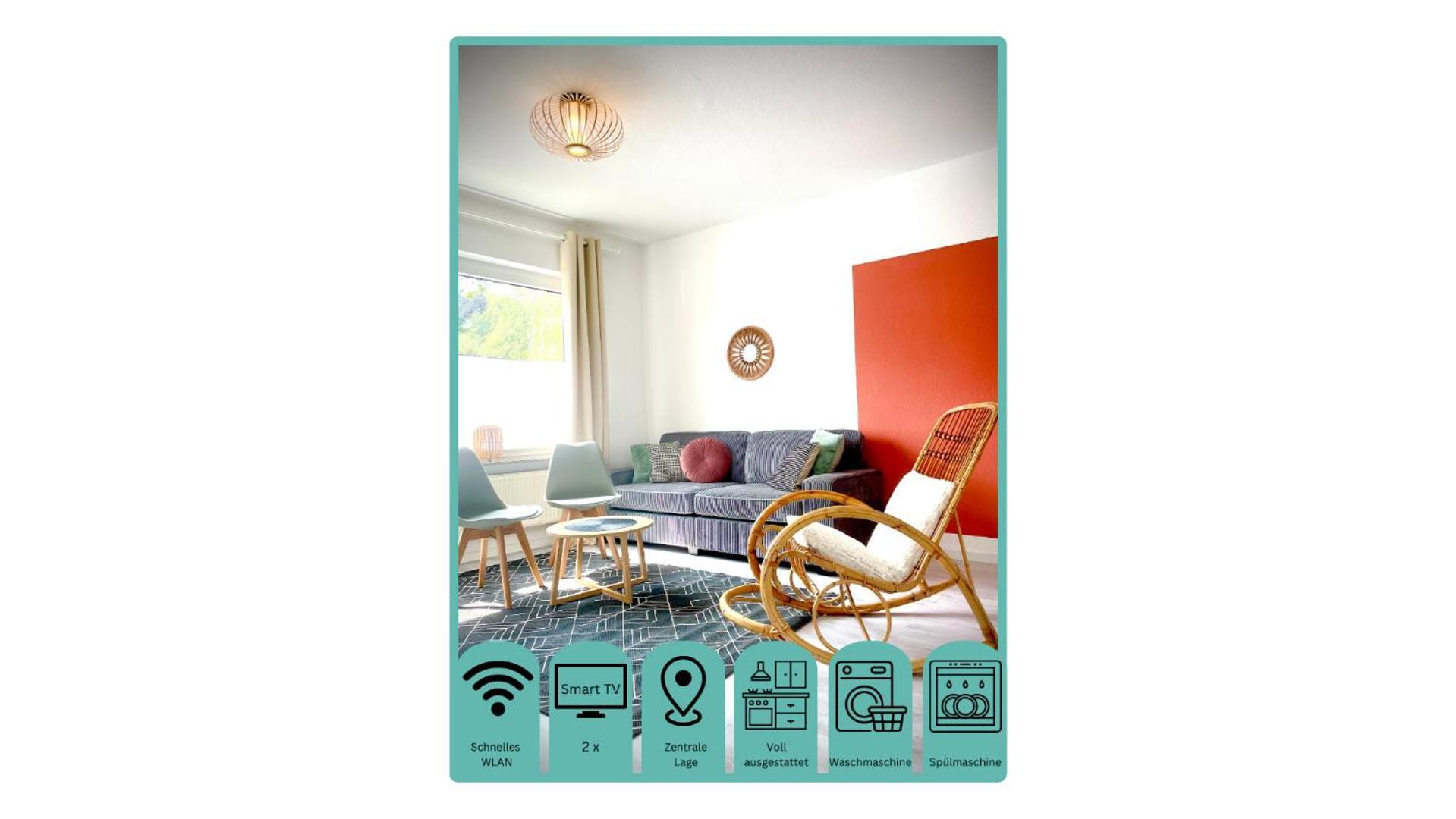 Wlan,Smart Tv,4 Betten, Zentral エムデン エクステリア 写真